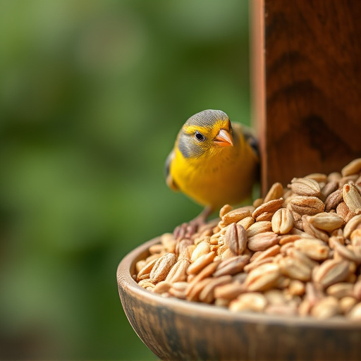 Close-up of wheat-free bird food