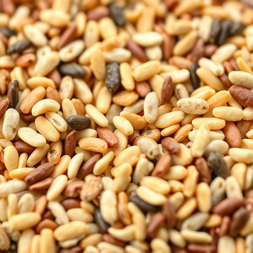 Close-up of wheat-free bird seed mix