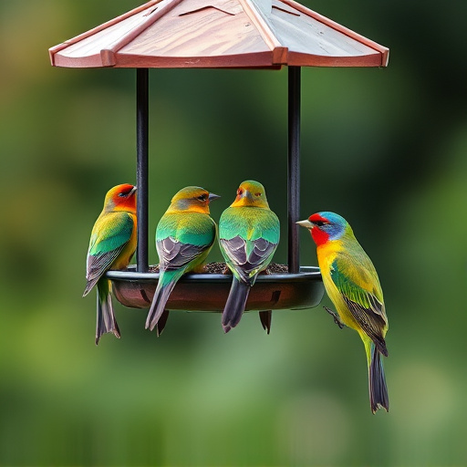 colorful-birds-on-hanging-feeders-640x480-9044601.jpeg