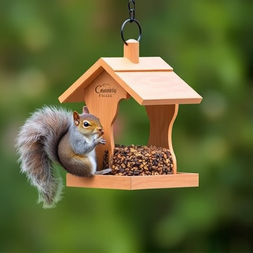 Compact squirrel-resistant bird feeder design