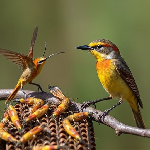 Dehydrated insects for wild birds