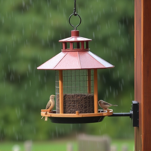 Durable feeder against wind and rain