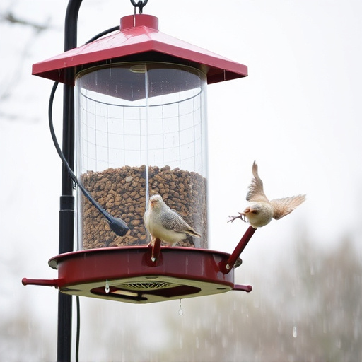 Durable feeder against wind and rain