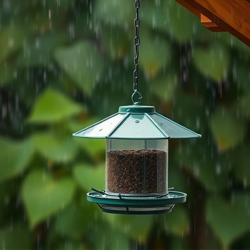 Durable feeder against wind and rain