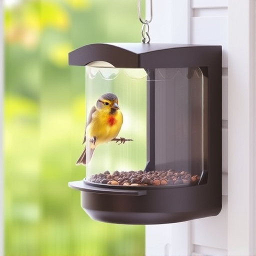 Easy-to-clean window bird feeder design