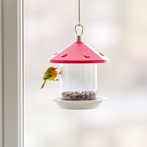 Easy-to-clean window bird feeder design