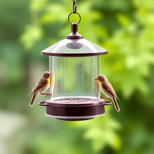 Easy-to-clean window bird feeder design