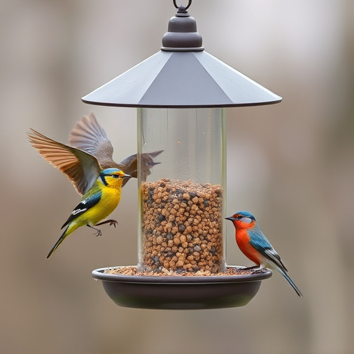 Economical bird feeder for backyard birds