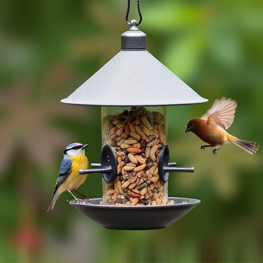 Economical bird feeder for backyard birds