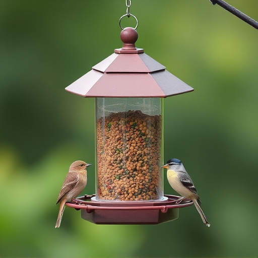 Economical bird feeder for backyard birds