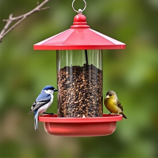 Economical bird feeder for backyard birds