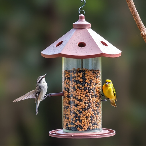 Economical bird feeder for backyard birds