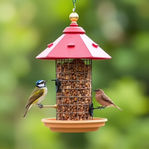 Economical bird feeder for backyard birds