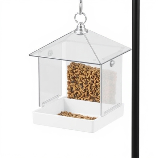Enclosed seed feeder with drip tray