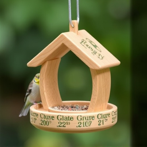 Feeding station designed for tiny birds