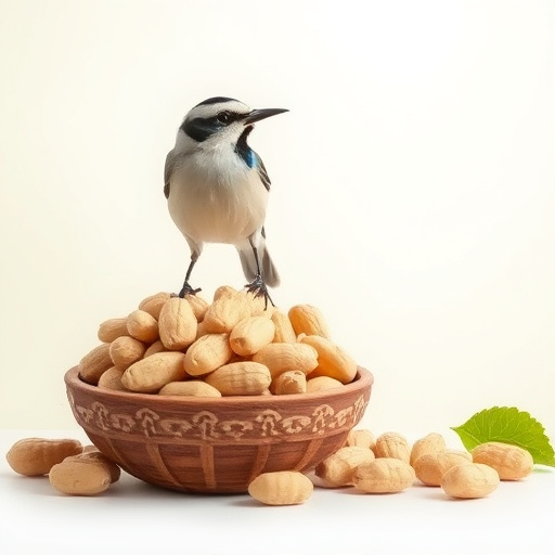 Fresh whole peanuts for wild birds
