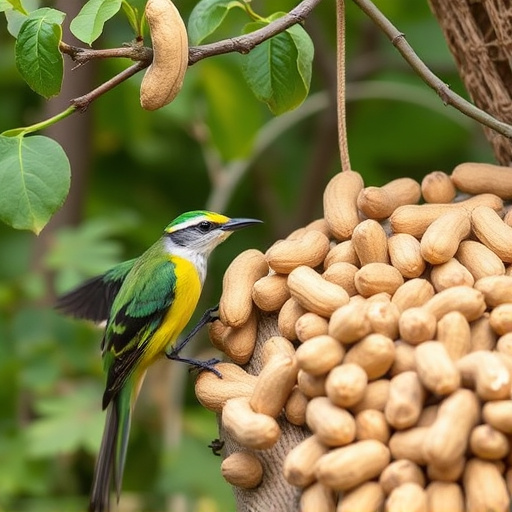 Fresh whole peanuts for wild birds