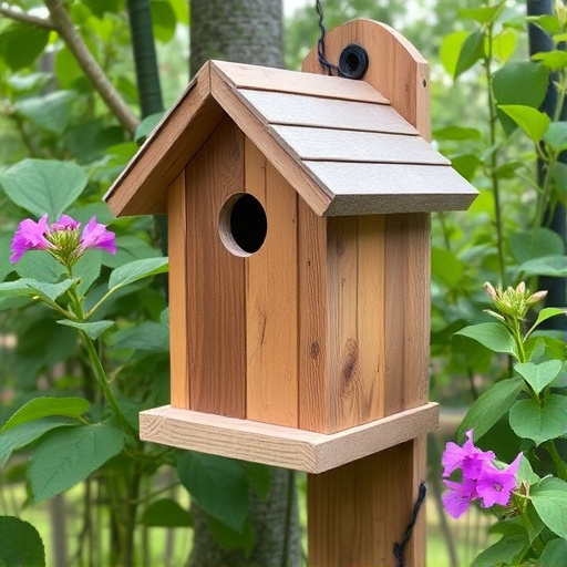Garden bird box no longer in use
