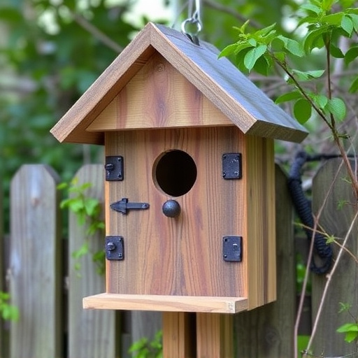 Garden bird box no longer in use