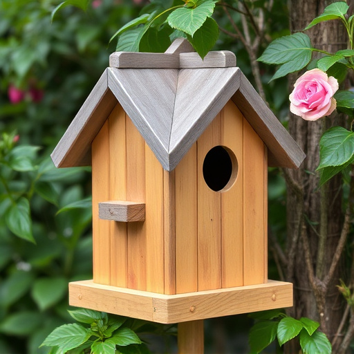 Garden bird box no longer in use