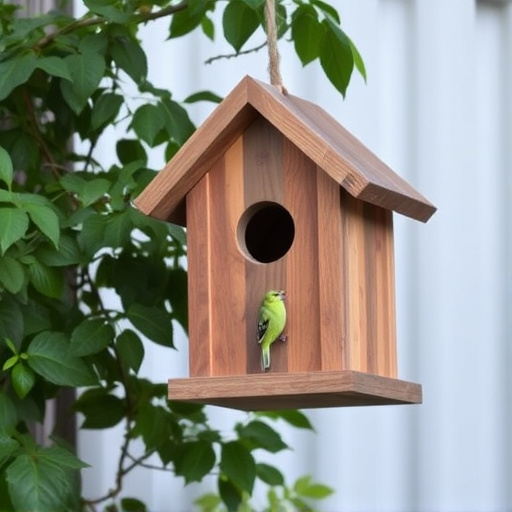 Garden bird box no longer in use