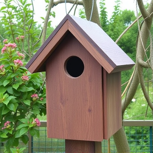 Garden bird box no longer in use