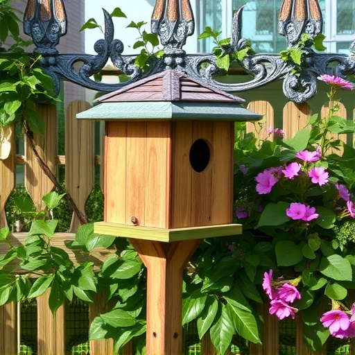 Garden bird box no longer in use