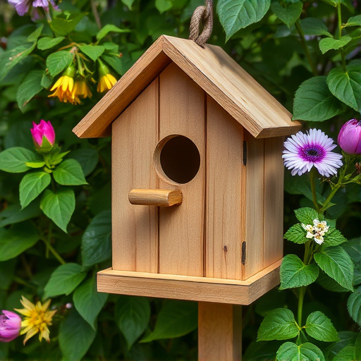 Garden bird box no longer in use