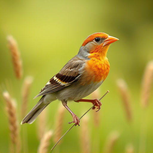 Healthy bird seed without wheat content