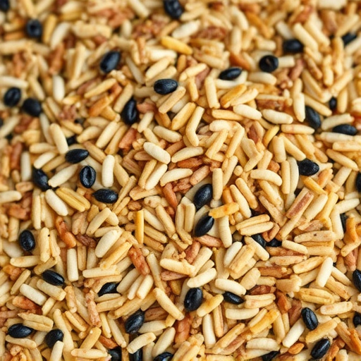 Heap of assorted bird seed mix
