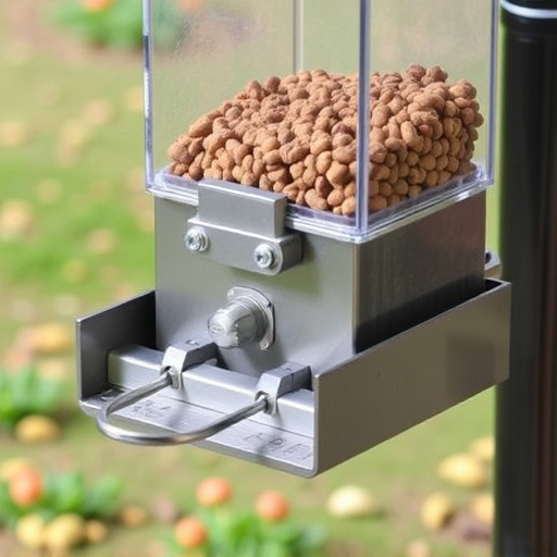 Heavy-duty feeder with locking mechanism