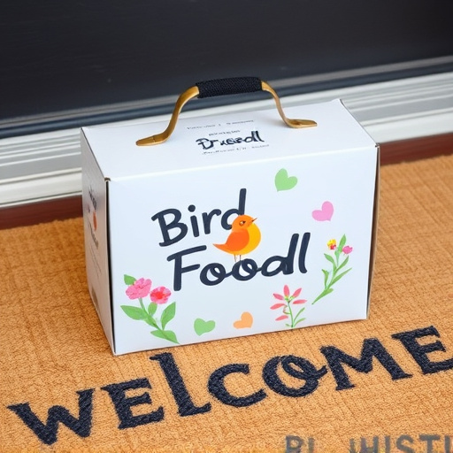 labeled-bird-food-box-on-welcome-mat-640x480-34466785.jpeg