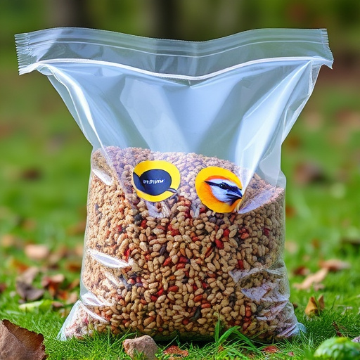 Large clear bag of wild bird seed