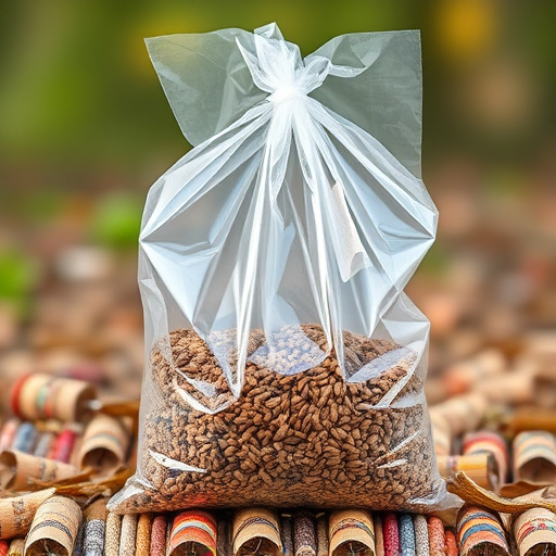 Large clear bag of wild bird seed