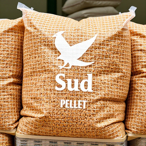 Large sacks of bird suet pellets