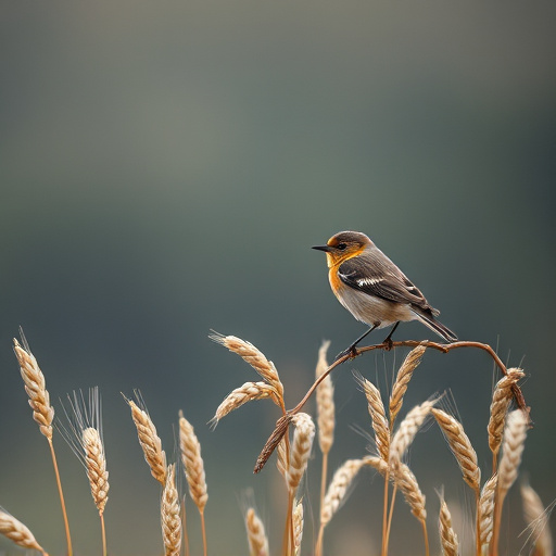 Leftover oats placed near bird perch
