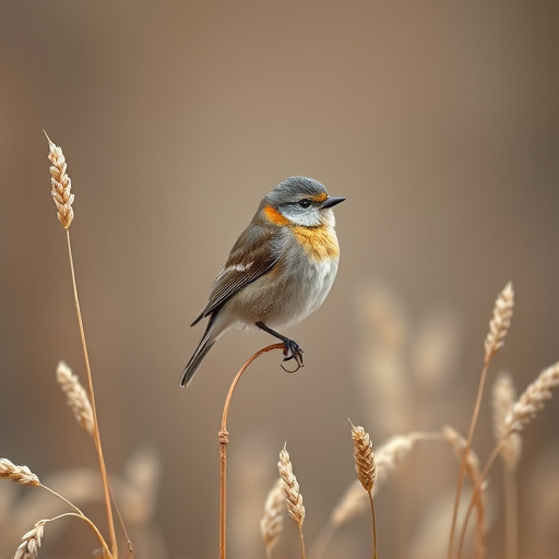 Leftover oats placed near bird perch