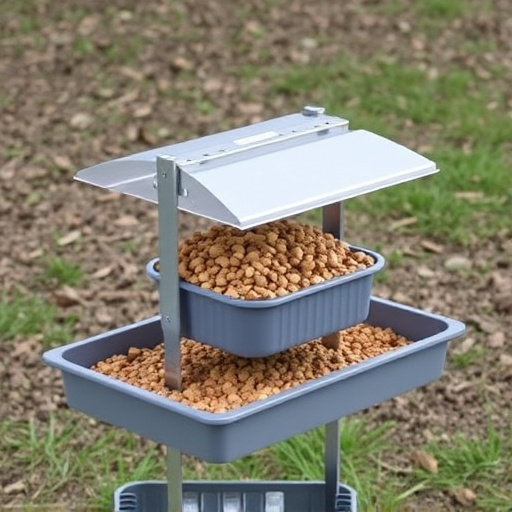 Lightweight feeder with open access tray