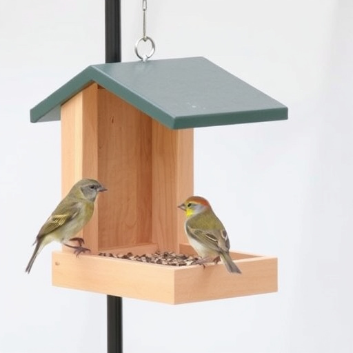 Minimalist feeding station for small birds