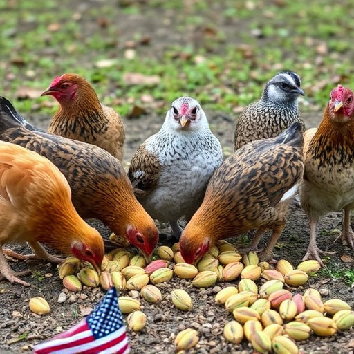 Mixed flock eating sunflower hearts