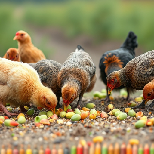 Mixed flock eating sunflower hearts