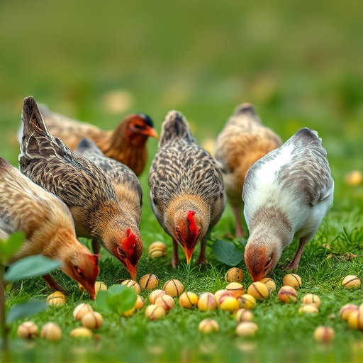 Mixed flock eating sunflower hearts