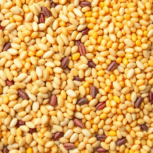 Mixed seed blend with millet and maize