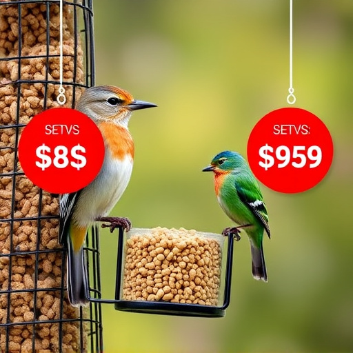 Mobile phone browsing bird seed deals