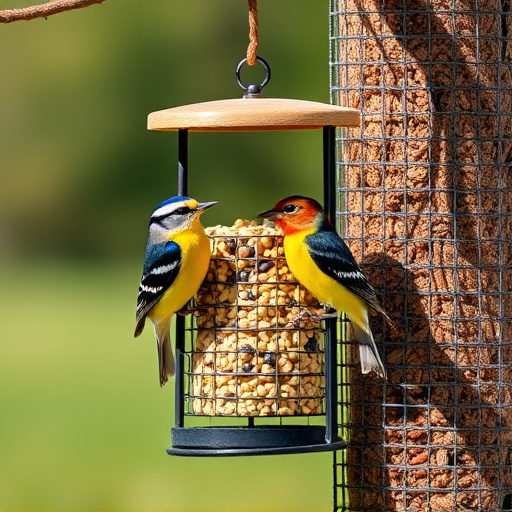 Mobile phone browsing bird seed deals