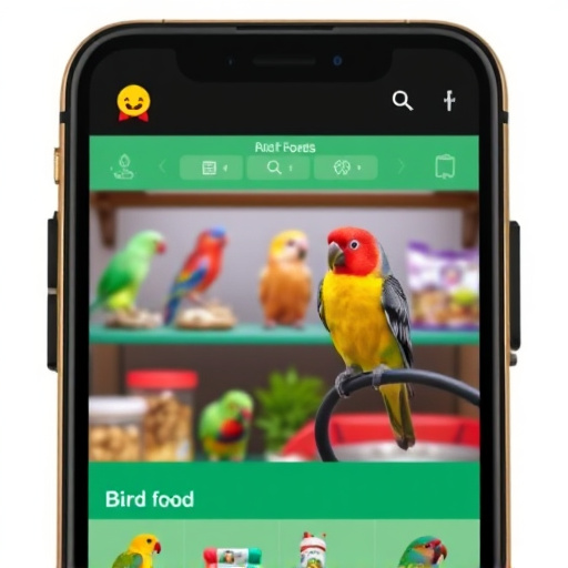 Mobile view of online bird food store
