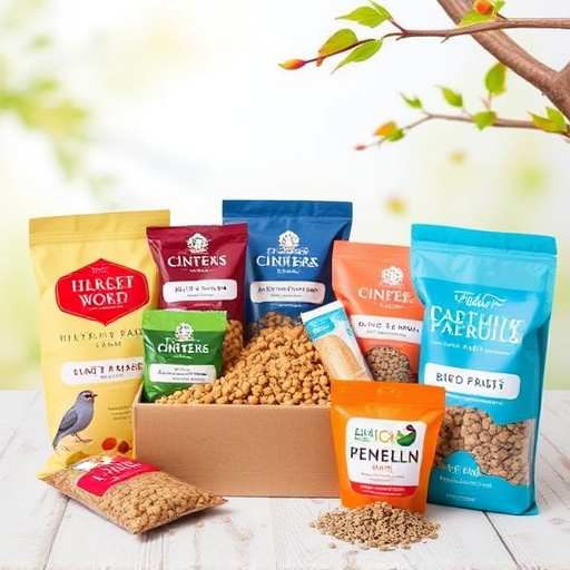 Monthly bird food subscription package