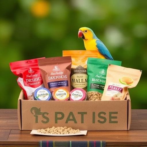 Monthly bird food subscription package