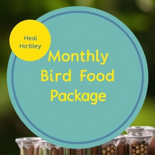 Monthly bird food subscription package