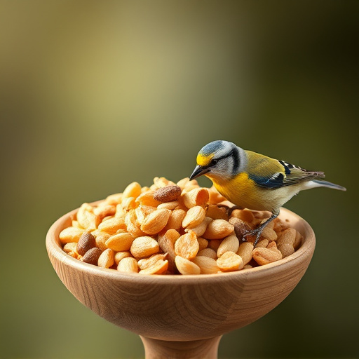 Natural bird food mix with sunflower hearts